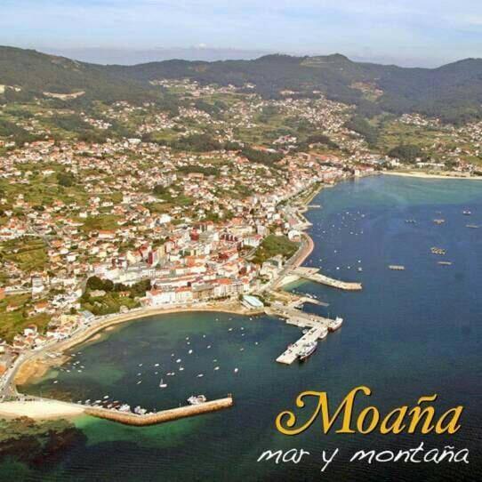 Apartamentos As Barxas Playa Moaña Eksteriør bilde